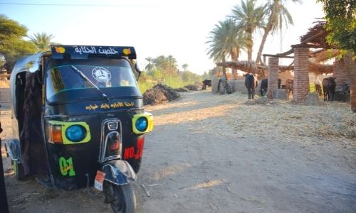 Tuk Tuk, moyen de transport typique en Egypte 