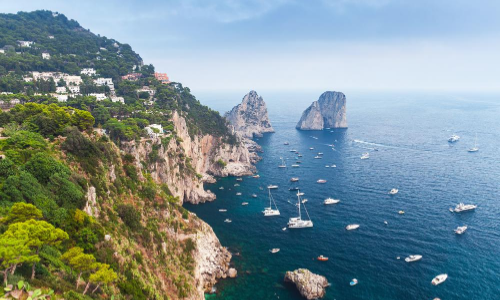 L'île Capri en Méditerranée 