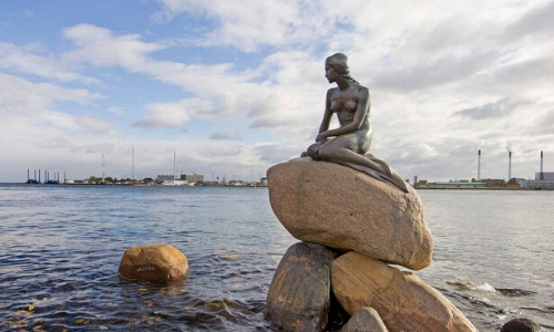 La statuette Den Lille Havfrue à Copenhague