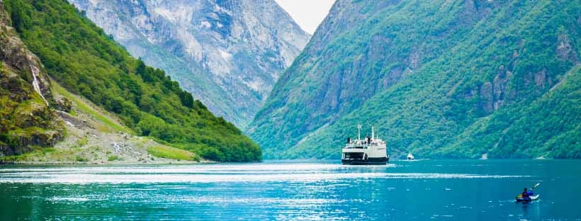Le fjord de Norv&egrave;ge en Europe du nord