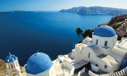 Santorini en Grèce