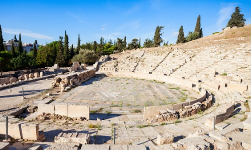 Intérieur du Théâtre de Dionysos