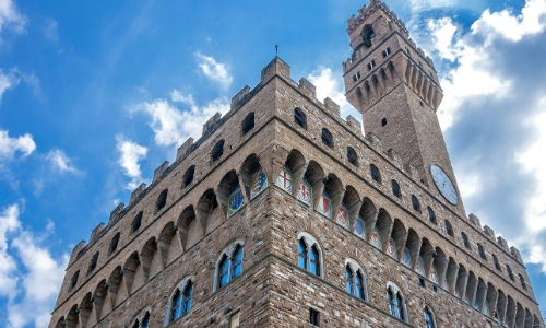 Vue sur le Palazzo Vecchio de Florence