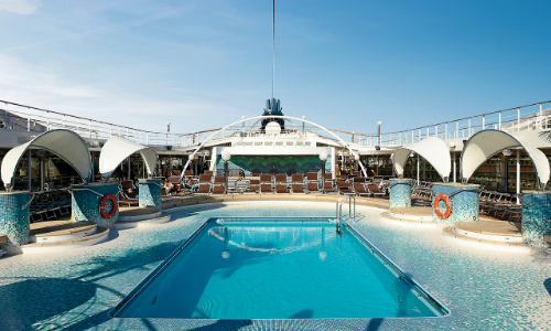 La piscine à bord du MSC Orchestra