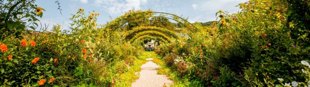 Les jardins de Claude Monet à Ginervy dans l'Eure en Normandie