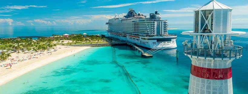 MSC Seashore en mer