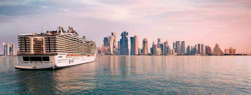 MSC World Europa en mer