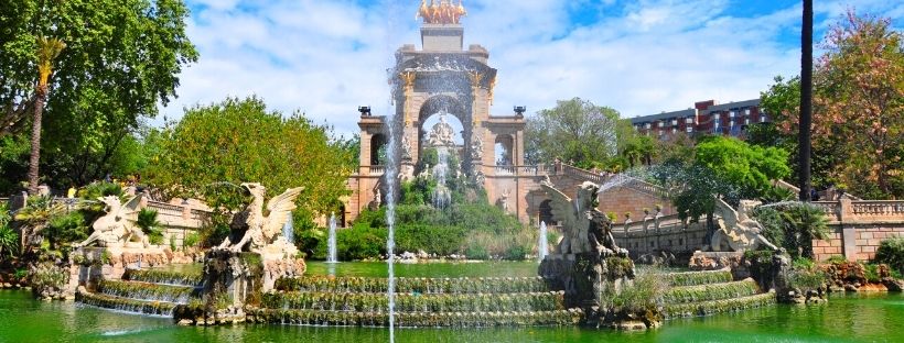 Fontaine au parc de la Ciutadella à Barcelone