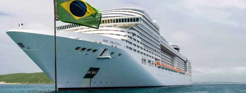 Croisière MSC Seaside accostée sur l'île Ocean Cay aux Bahamas dans les Caraïbes
