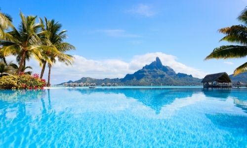 Le panorama paradisiaque de Bora Bora