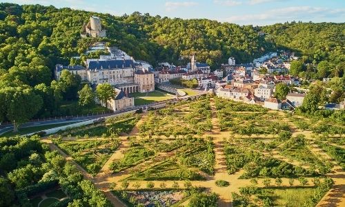 Le château de La Roche-Guyon et ses jardins