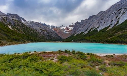 La Lagune Esmeralda à Ushuaia et son eau bleue turquoise